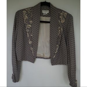 Vintage crop blazer
